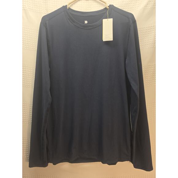 All Other - All In Motion Mens Shirt Long Sleeve Size Small Blue Casual Basic Crew Neck 6836